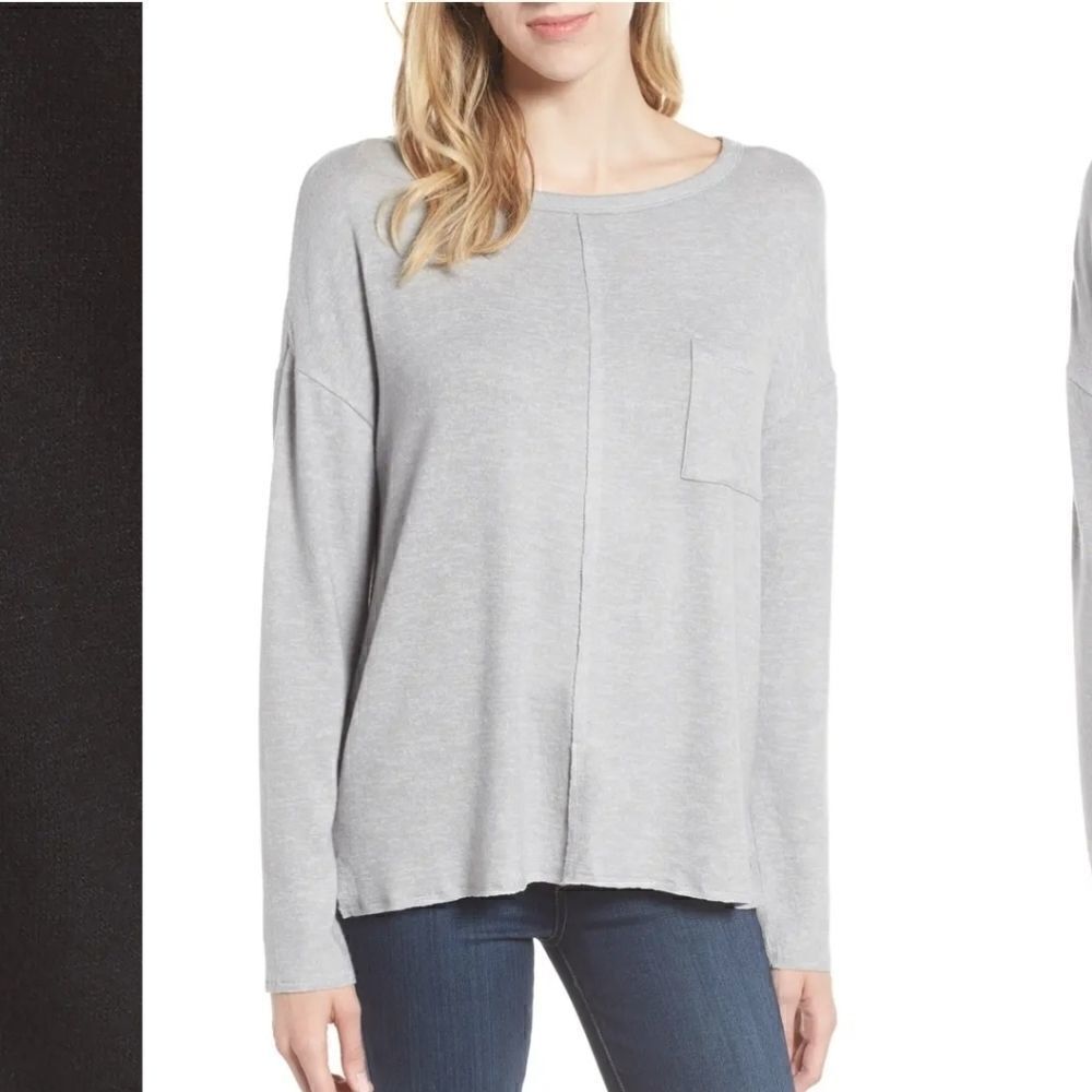 Caslon Nordstrom cozy pocket top